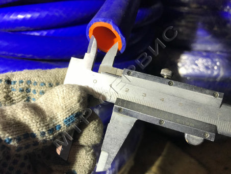 Рукав силиконовый 18мм, 10Атм (арм. 2 слоя)