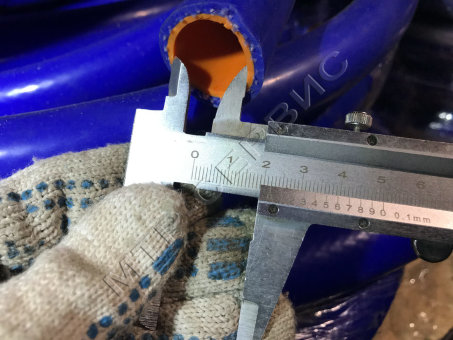 Рукав силиконовый 22мм, 10Атм (арм. 2 слоя)