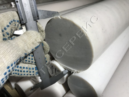Фторопласт d 100х1000 стержень ТУ 6-05-810-88